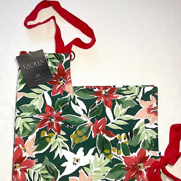 GIFT SET Ralph Lauren Bib Apron & Legno Italian Olive Wood Cheese Board NEW - Picture 13 of 13